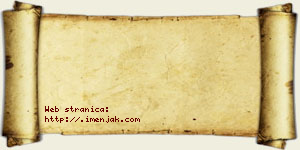 Jovana Bulj vizit kartica